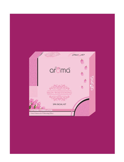 Alaroma Skin Whitening Spa Facial Kit — Brightening & Pigmentation Control Treatment for Radiant Skin (125 gm & 290 gm)