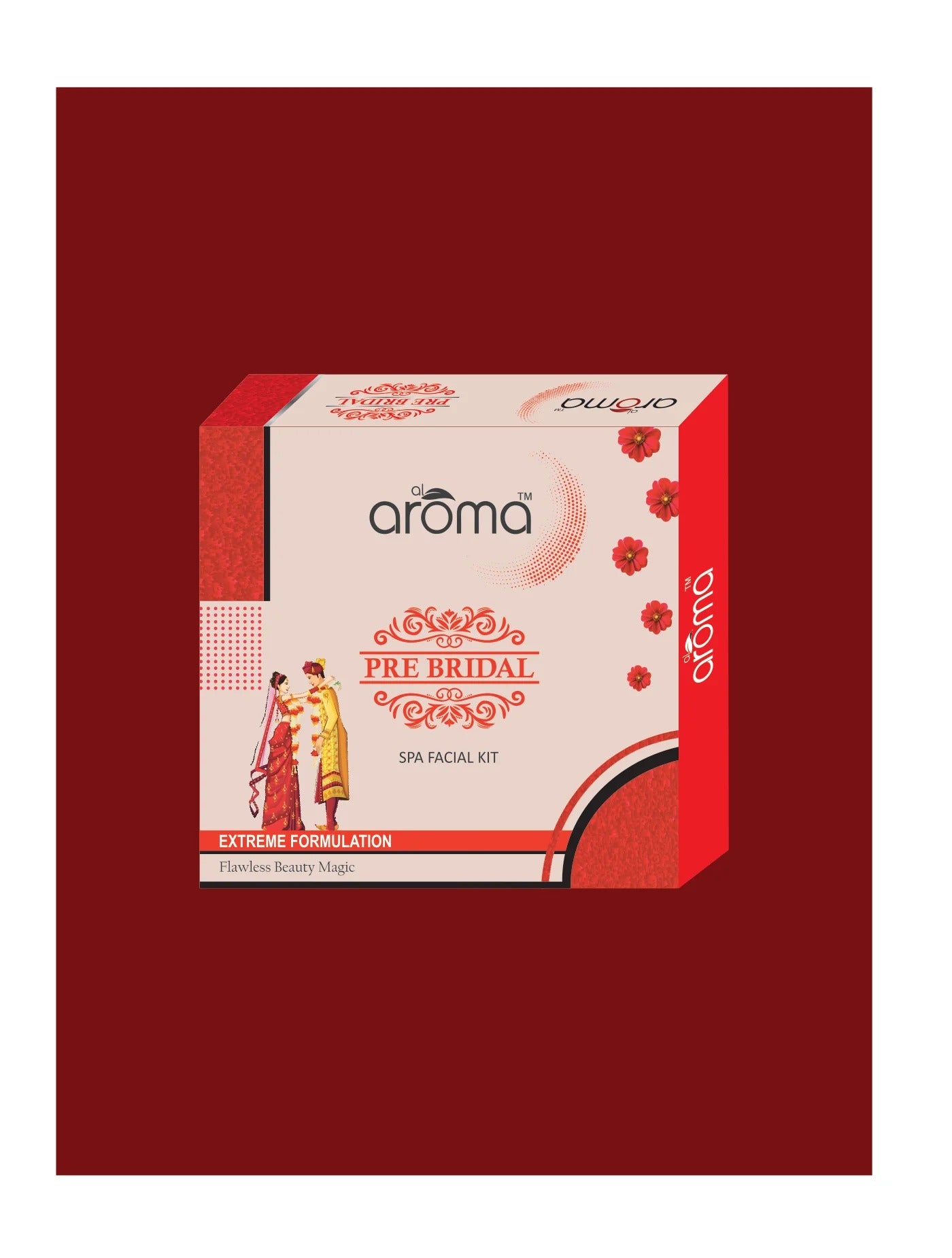 Alaroma Pre Bridal Glow Spa Facial Kit — Bridal Radiance & Deep Skin Nourishment for All Skin Types (125 gm & 290 gm)
