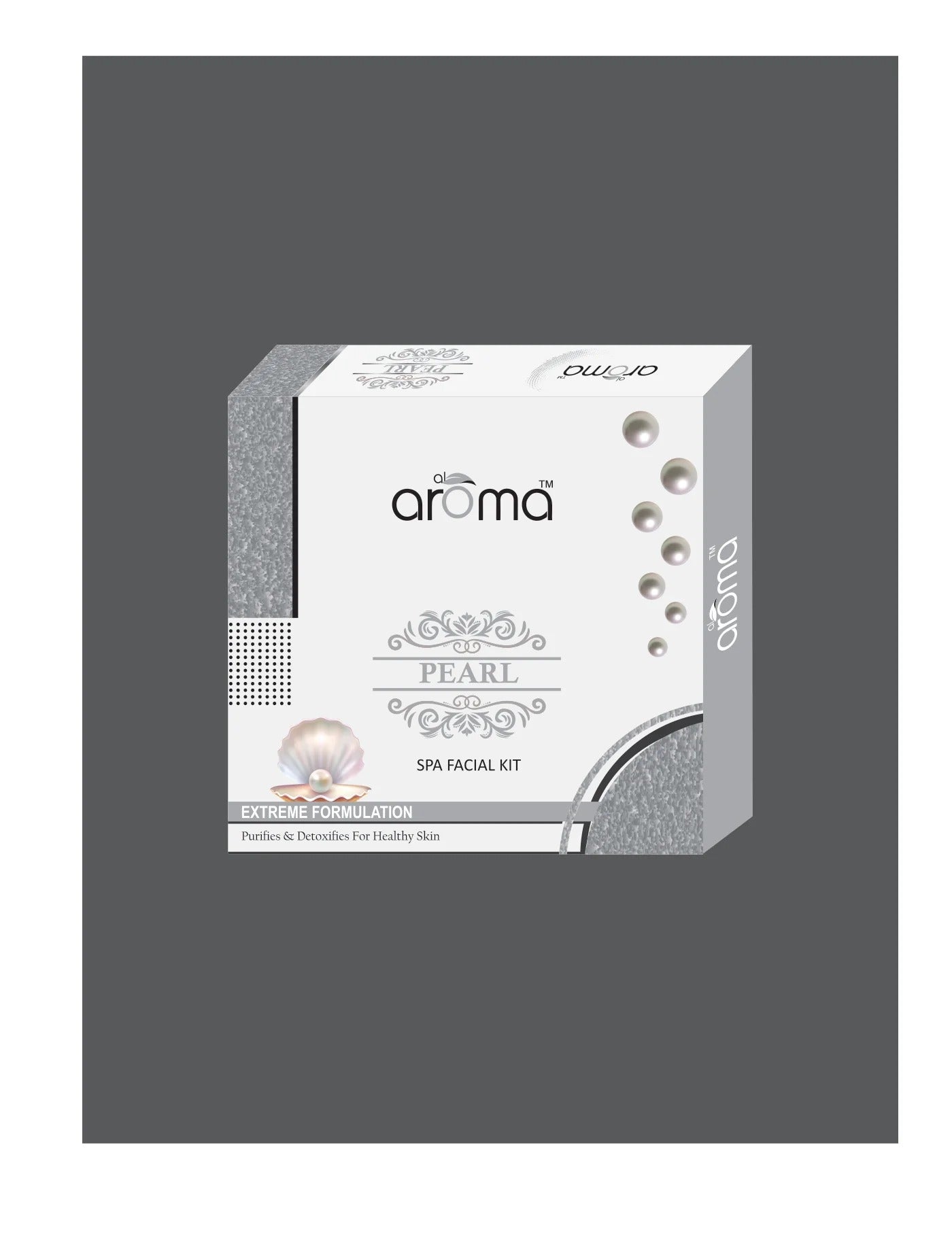 Alaroma Pearl Spa Facial Kit 125 gm — Skin Polishing & Brightening Treatment for a Luminous Glow