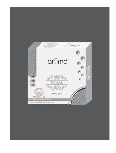 Alaroma Pearl Spa Facial Kit 125 gm — Skin Polishing & Brightening Treatment for a Luminous Glow