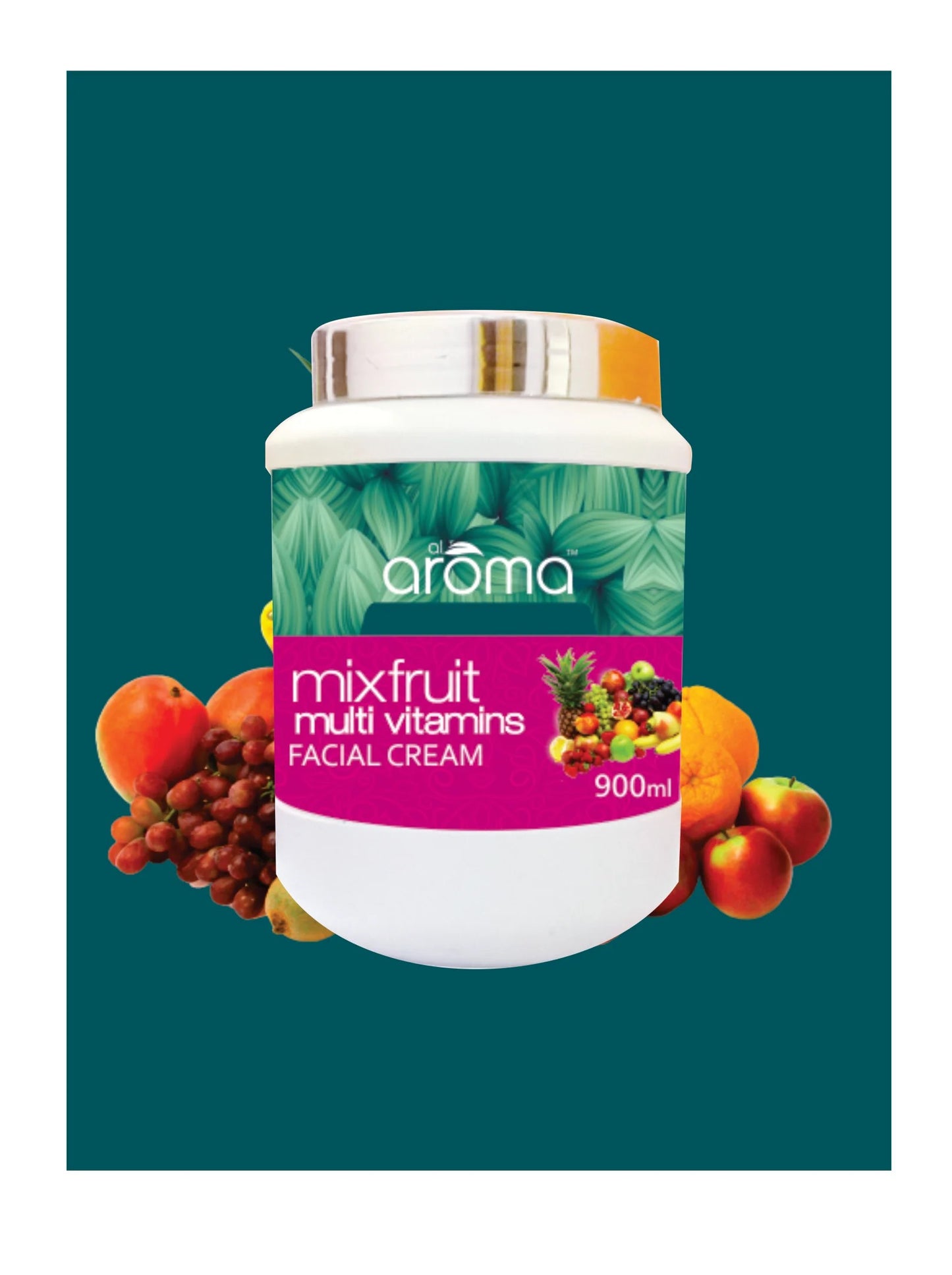 Mix Fruit Multi-Size Massage Cream (500ML & 900ML) – For Soft, Hydrated & Glowing Skin