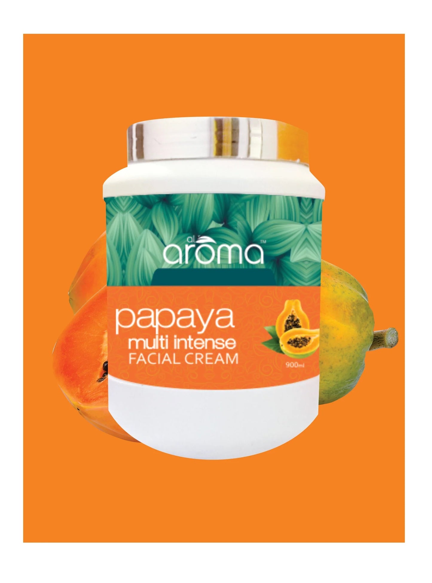 Alaroma Papaya Massage Cream – 500ML & 900ML | Blemish-Reducing & Skin Brightening Cream for Clear, Smooth Skin