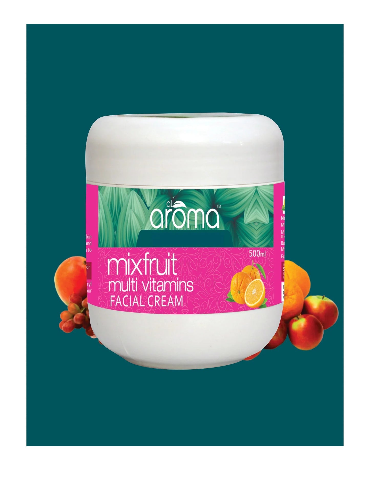 Mix Fruit Multi-Size Massage Cream (500ML & 900ML) – For Soft, Hydrated & Glowing Skin