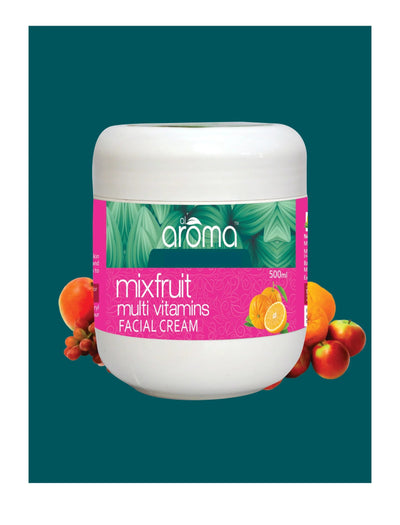 Mix Fruit Multi-Size Massage Cream (500ML & 900ML) – For Soft, Hydrated & Glowing Skin