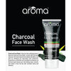 Alaroma 120g Activated Charcoal Face Wash — Deep Clean & Detox for Clear Skin