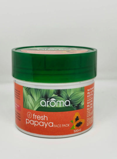 Alaroma Papaya Facial Pack — Anti-Blemish & Skin Brightening Face Pack for Clear, Glowing Skin (500 ml)