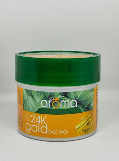 Alaroma 24K Gold Facial Pack — Radiance-Boosting & Anti-Ageing Face Pack for Glowing Skin (500 ml)