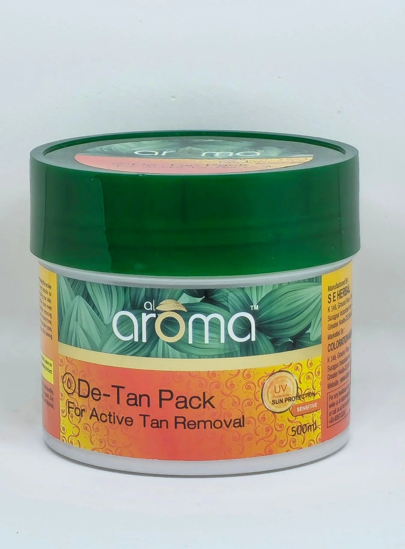 Alaroma De Tan Facial Pack — Tan Removal & Skin Brightening Face Pack for Clear, Radiant Skin (500 ml)