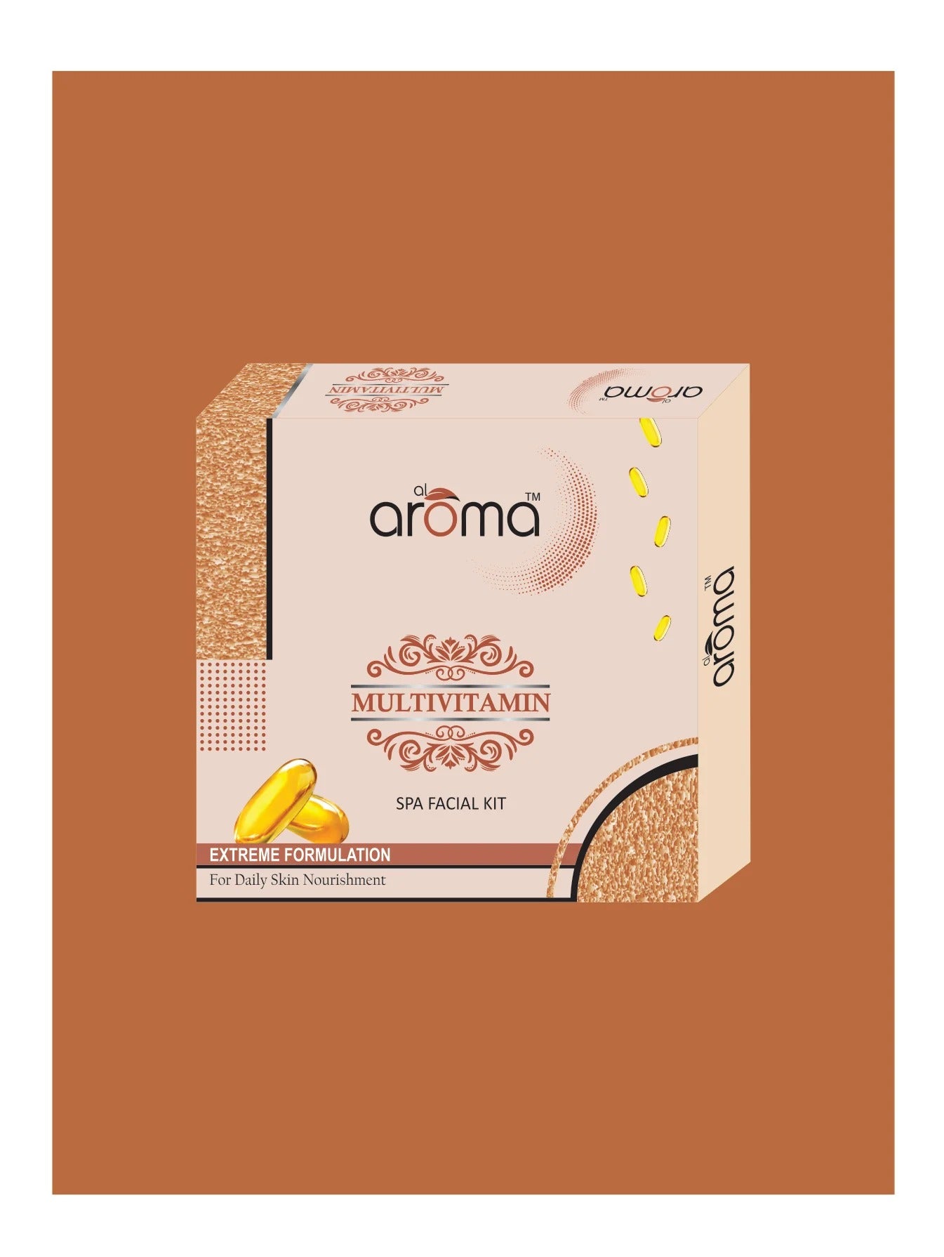 Alaroma Multivitamin Spa Facial Kit — Skin Revitalizing & Nourishing Treatment for a Healthy Glow (125 gm & 290 gm)