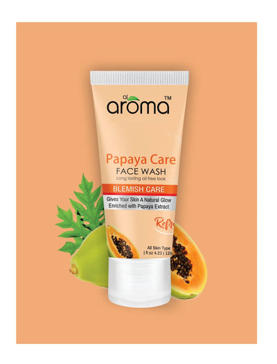 Alaroma Papaya Care Face Wash 120g — For Clear, Bright & Glowing Skin