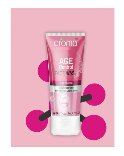 Alaroma Age Control Face Wash 120g — Anti-Aging Cleanser for Youthful & Firm Skin