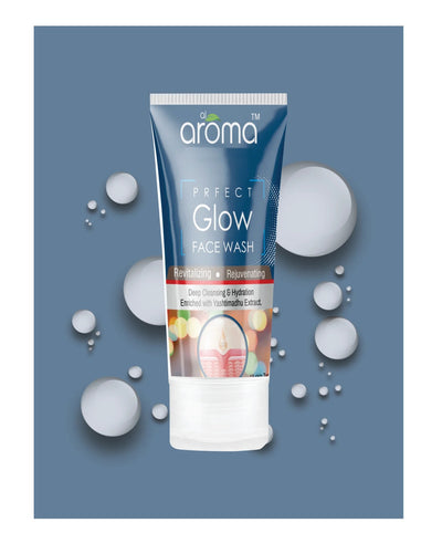 Alaroma Perfect Glow Face Wash 120g — Radiance-Boosting Daily Cleanser for Bright, Healthy Skin