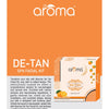 Alaroma De Tan Spa Facial Kit — Tan Removal & Skin Brightening Treatment for All Skin Types (125 gm & 290 gm)