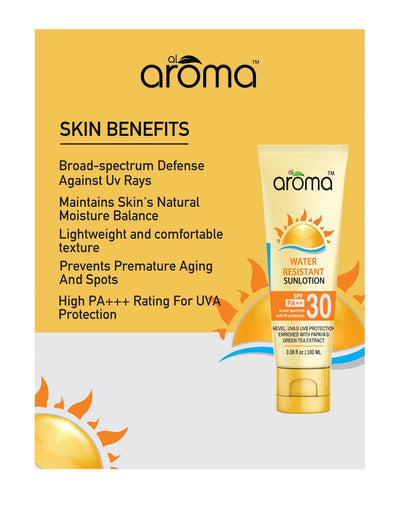 SPF 30 PA+++ Sun Block Lotion (100 ml) — Broad-Spectrum UV Protection