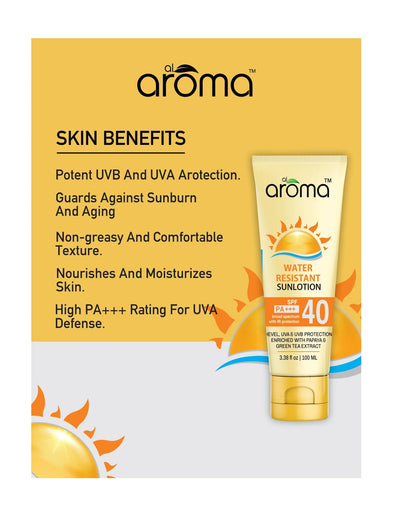 SPF 40 Mattifying Sunscreen Lotion (100 ml) — Broad-Spectrum UV Protection with Oil-Control Finish