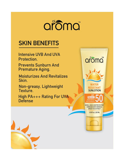 SPF 50 PA+++ Sunscreen Lotion — Ultra-Light, Powerful UV Protection for All Skin Types (100 ML)