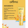 AlAroma Leafs Sunscreen SPF 60 PA+++ with Papaya & Green Tea Extract – Advanced Brightening & Protection (100 ml)