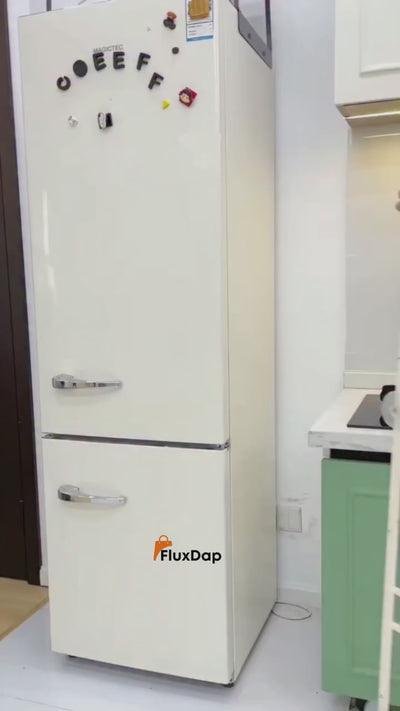 Decorlay Metal Self-Adhesive Fridge Side Rack - Multi-Layer Floating Shelf, Tissue Holder & Kitchen Organizer