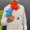 Battery Operated Shark Themed Colorful Bubble Gun