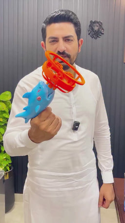 Battery Operated Shark Themed Colorful Bubble Gun