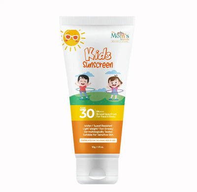 The Mom’s Umbrella Sunscreen kids Moisturizing Ultra Light Sunscreen-50g SPF 30 & PA+++ | Water Resistant | Lightweight & Moisturizing | Suits all Skin Type | Safe For kids Hydrating Sun Protection kids(Age: 4+ years)